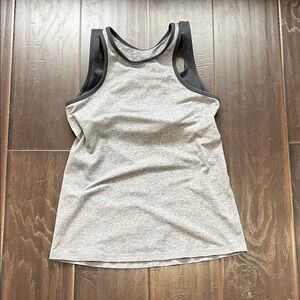 Lululemon Gray/Black Inspirtaion Tank, size 8